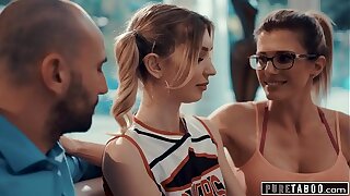 Despotic TABOO Cheerleader c. Into Sex with Coach & Her Husband