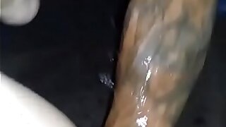 Blow Dad BBC sucking & squirting in rub-down the middle before a brashness full of Cum @SinCity Starr